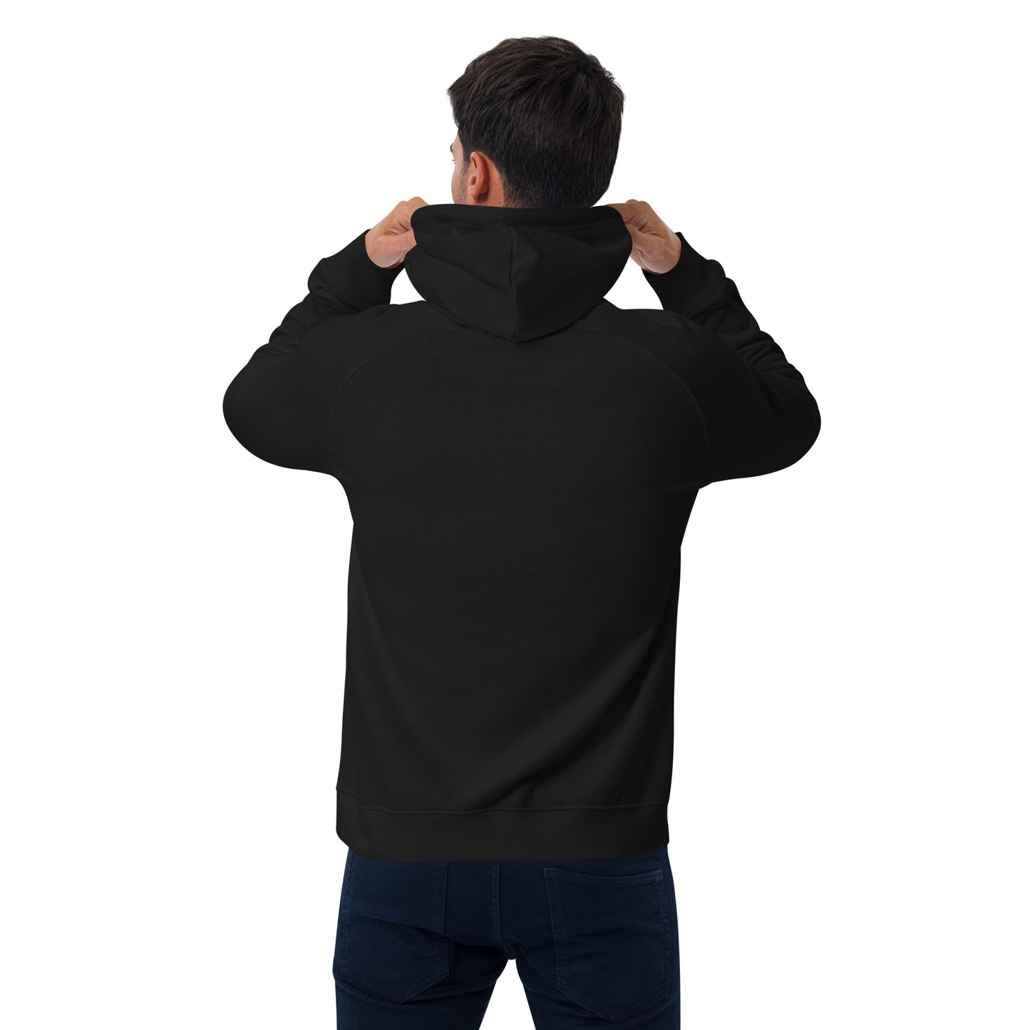 JDog's Stash Logo Unisex eco raglan hoodie