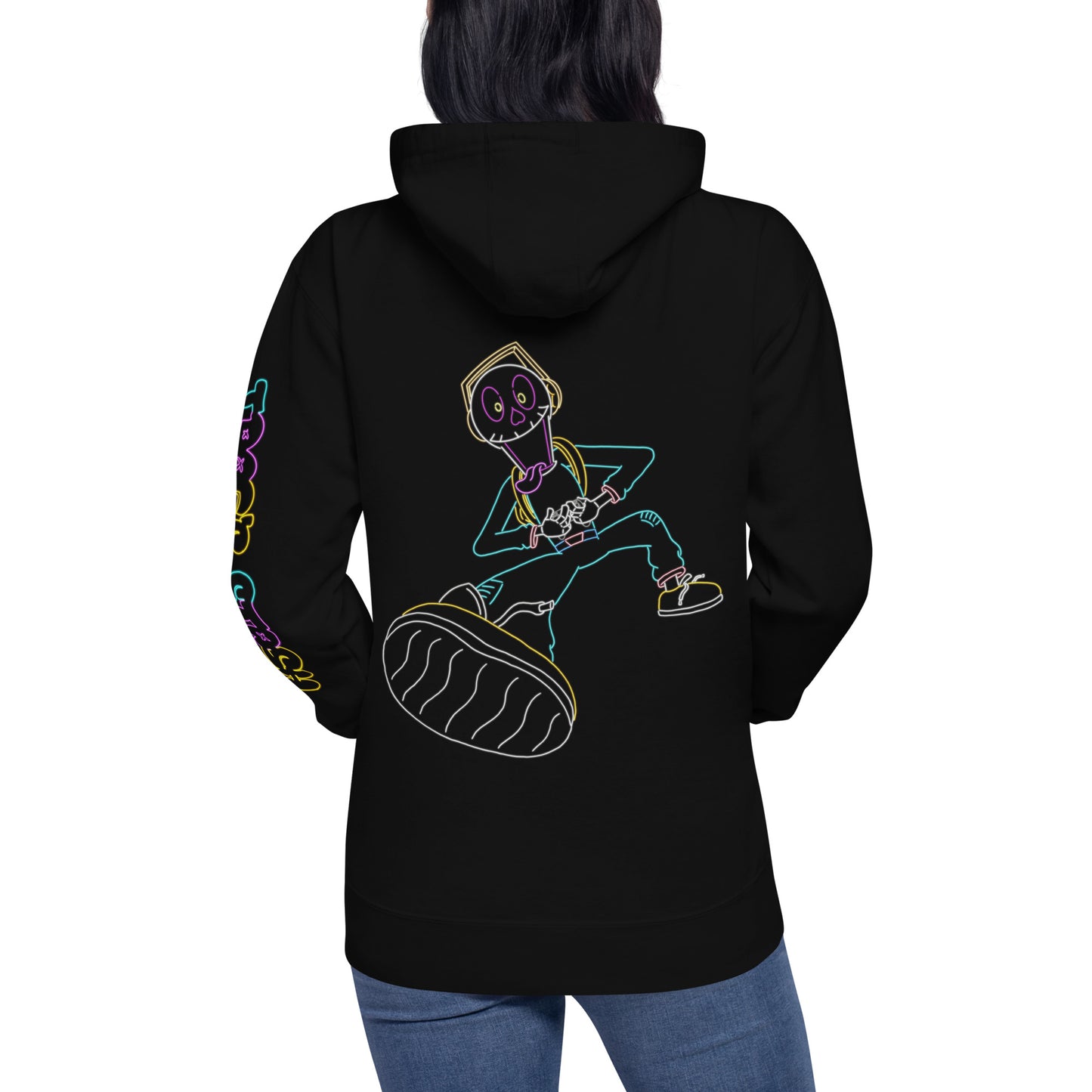 Neon Skully Unisex Hoodie