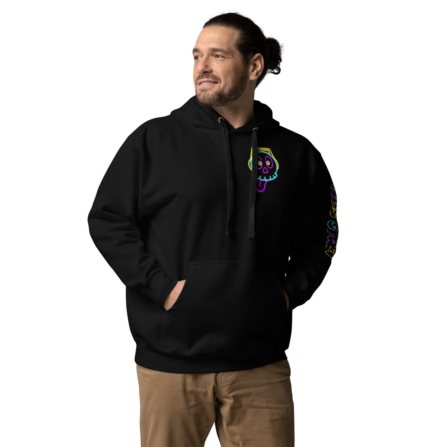 Neon Skully Unisex Hoodie