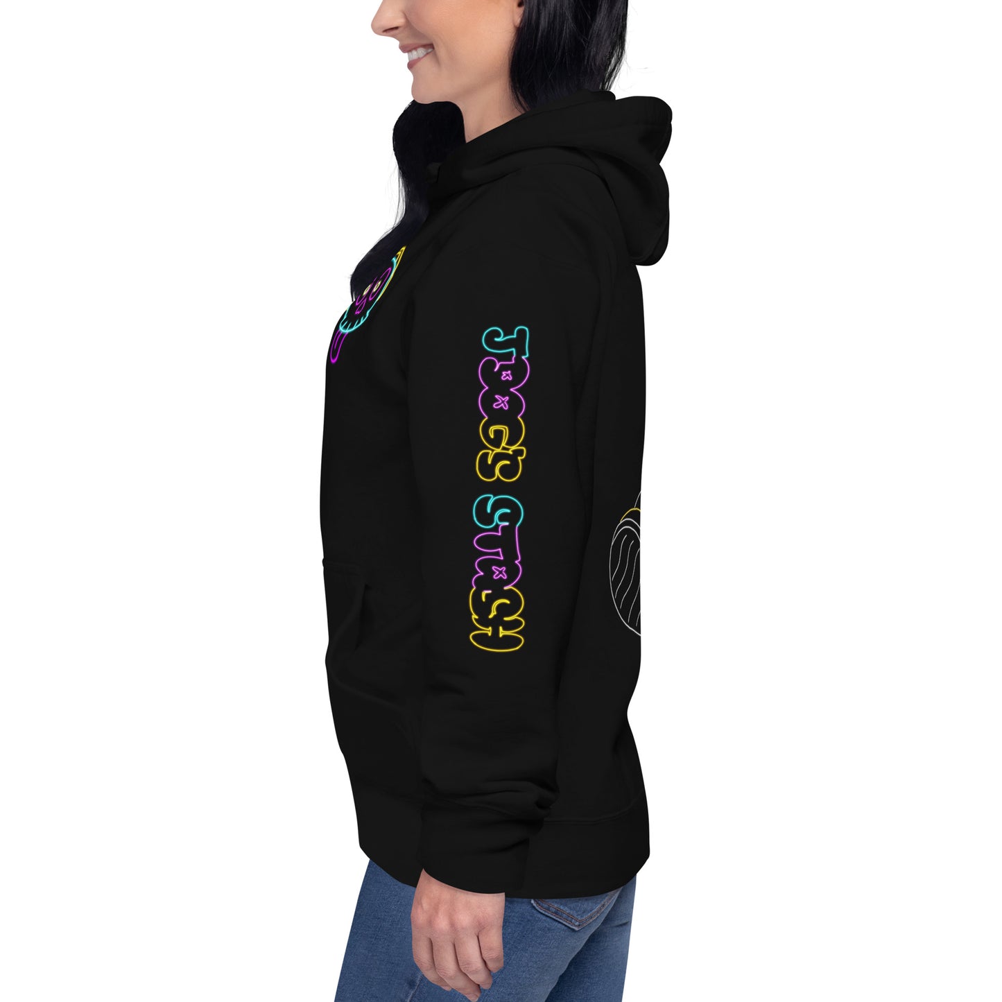 Neon Skully Unisex Hoodie