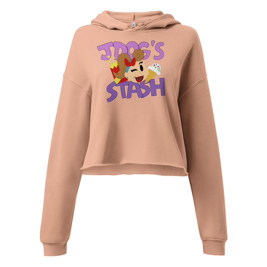 JDog's Stash Becca Concept logo Crop Hoodie